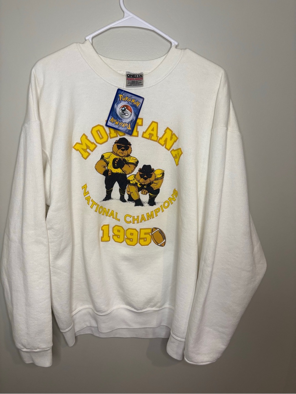 Vintage 90s Montana State National Champions Crewneck